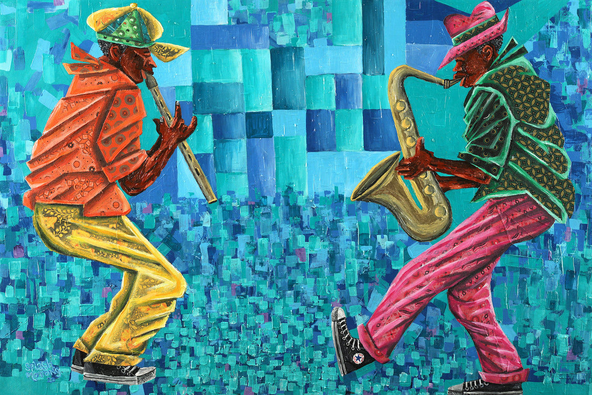 African artist Tsholo Motong, 