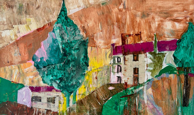 Art Exhibit. "Peeling the layers" by Tavalina