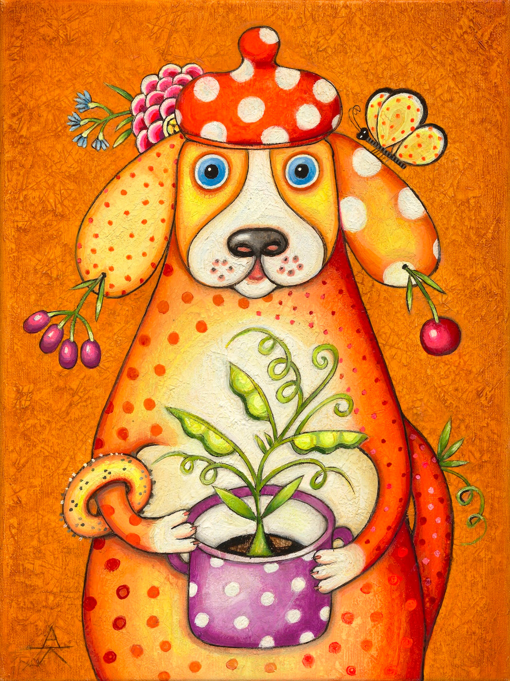 The dog who grew peas