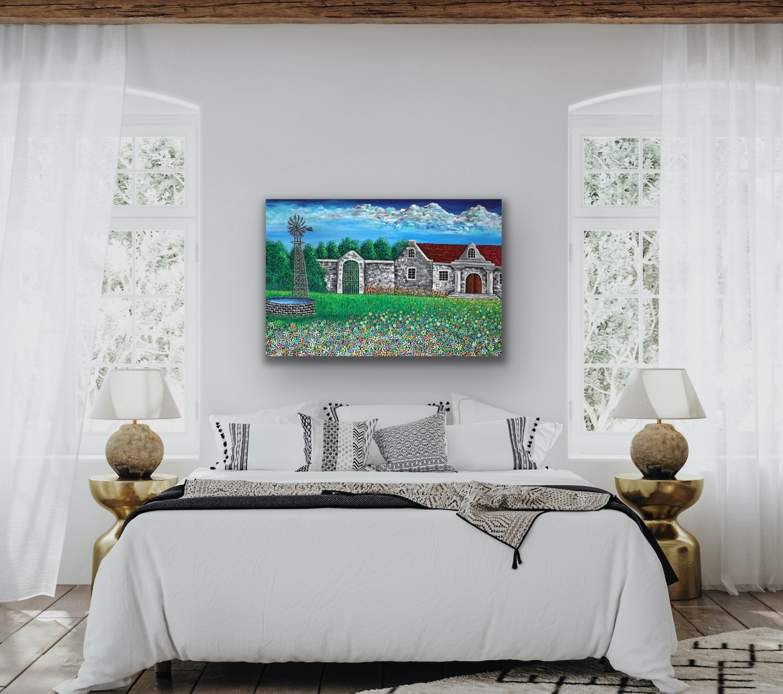 Art Above Queen Bed: Ideas, Sizes and 25 Recommendations