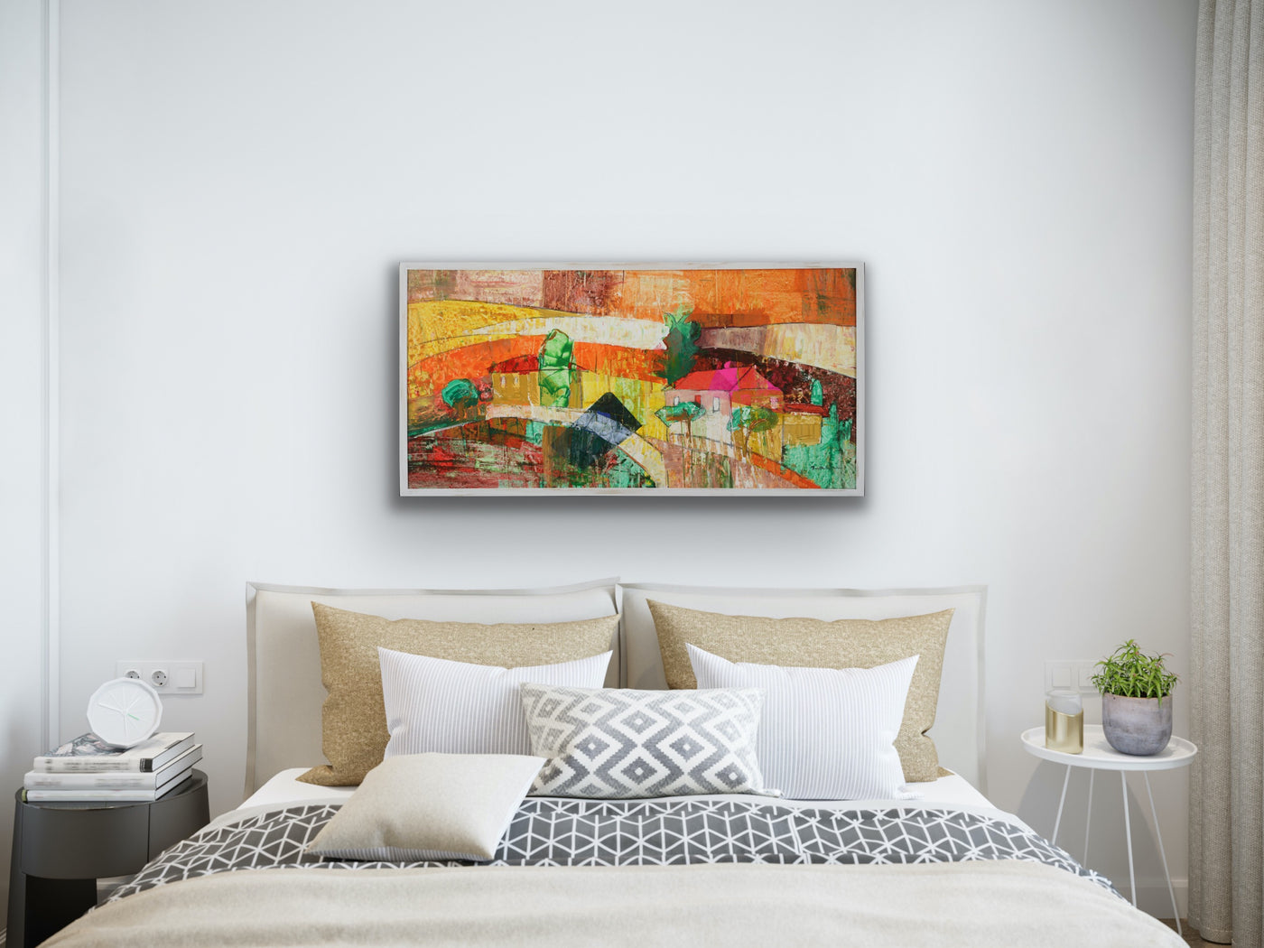 Art Above Queen Bed: Ideas, Sizes and 25 Recommendations