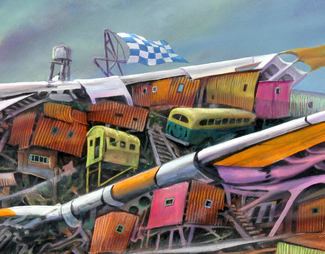 Surreal Wall Art - Lobsang Durney - Boeing 707 (Print)