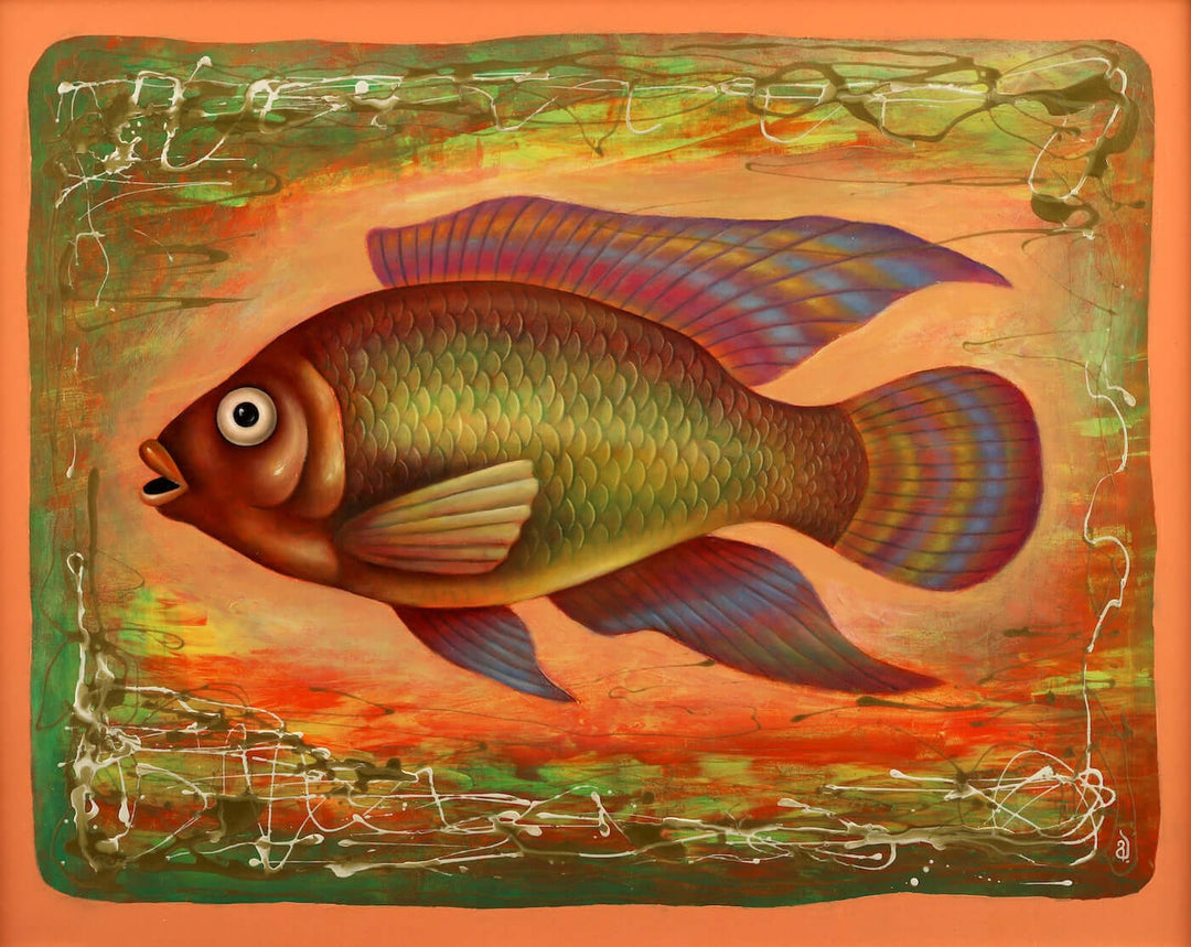 Fish Princess | George Abramidze, Georgian Artist