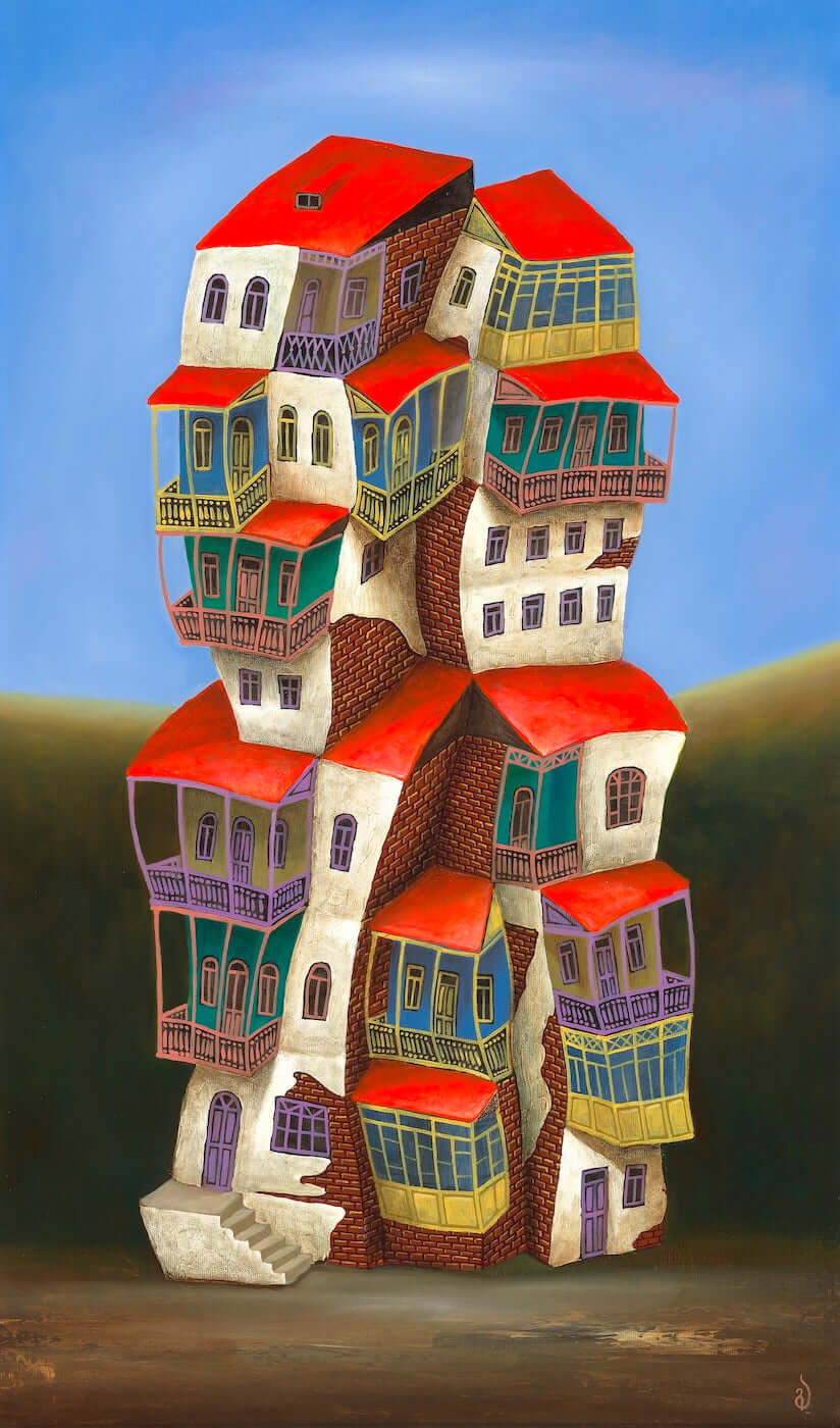Modern Surrealist Art - George Abramidze - Senaki