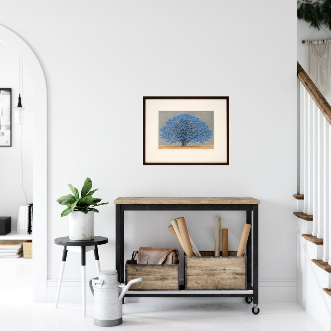 Tree Scene 156 B - Museum Frame - Hajime Namiki