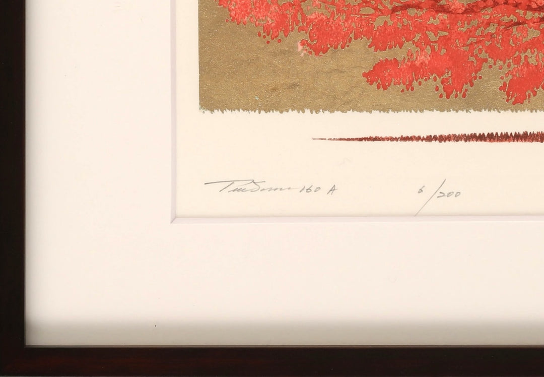 Tree Scene 160 A - Museum Frame - Hajime Namiki