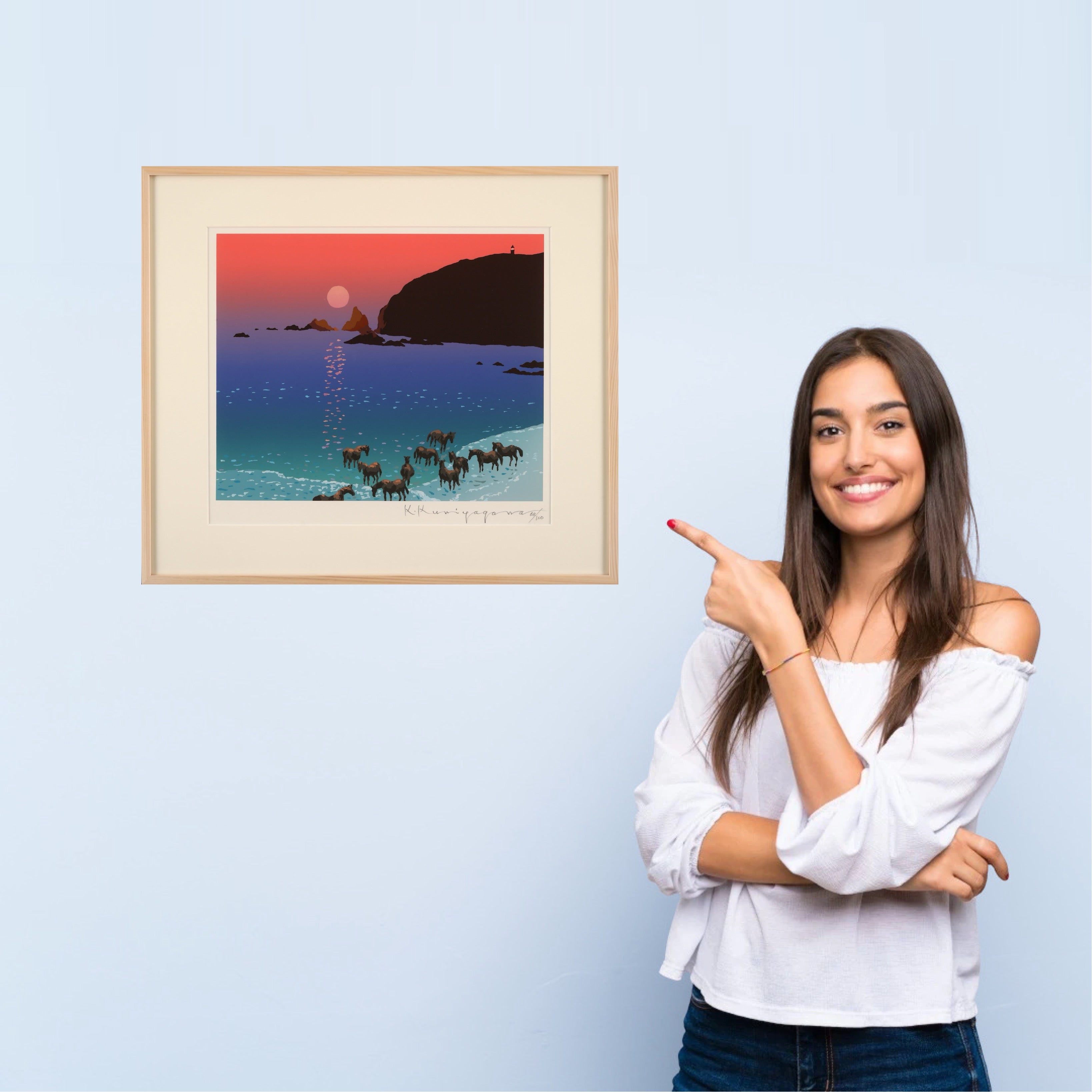 Cape of the setting sun (Cape Erimo)