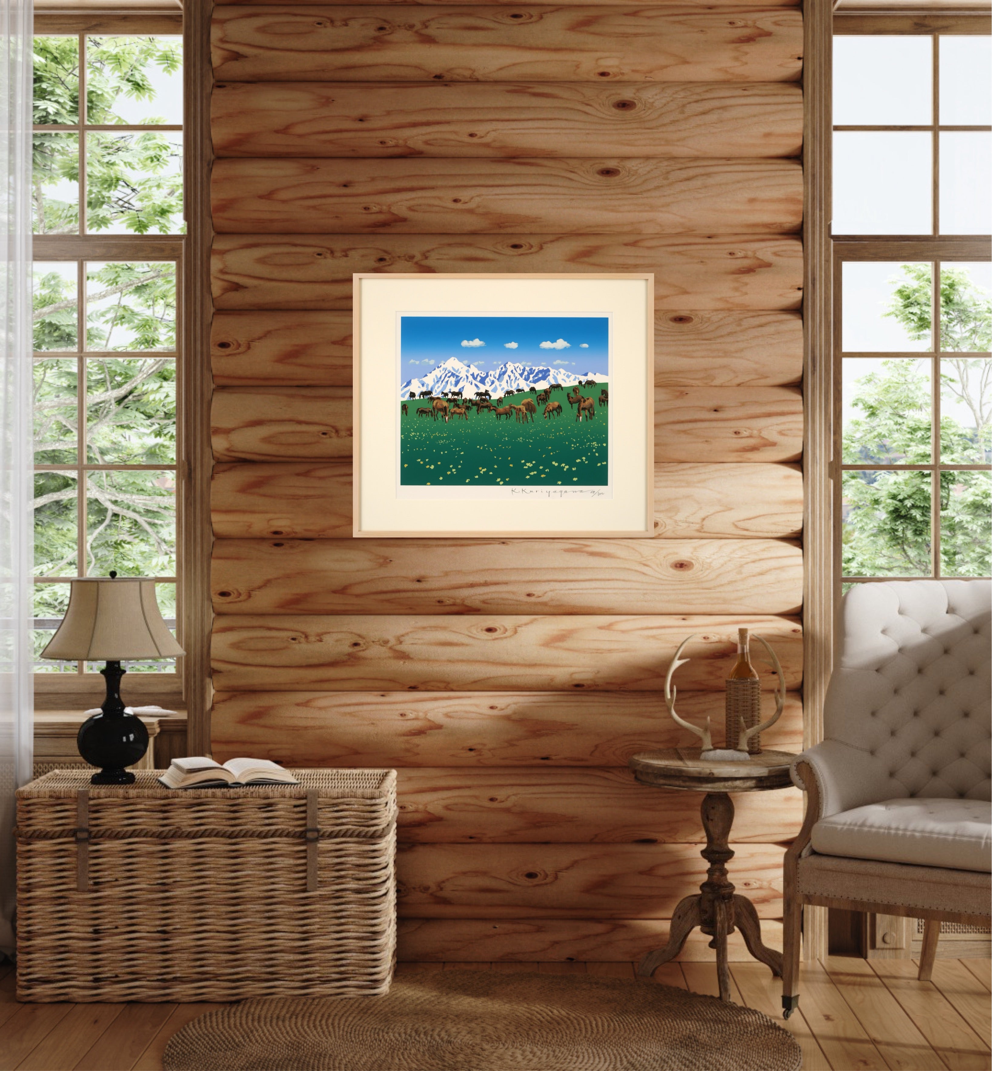 Dandelions blooming (Hidaka)