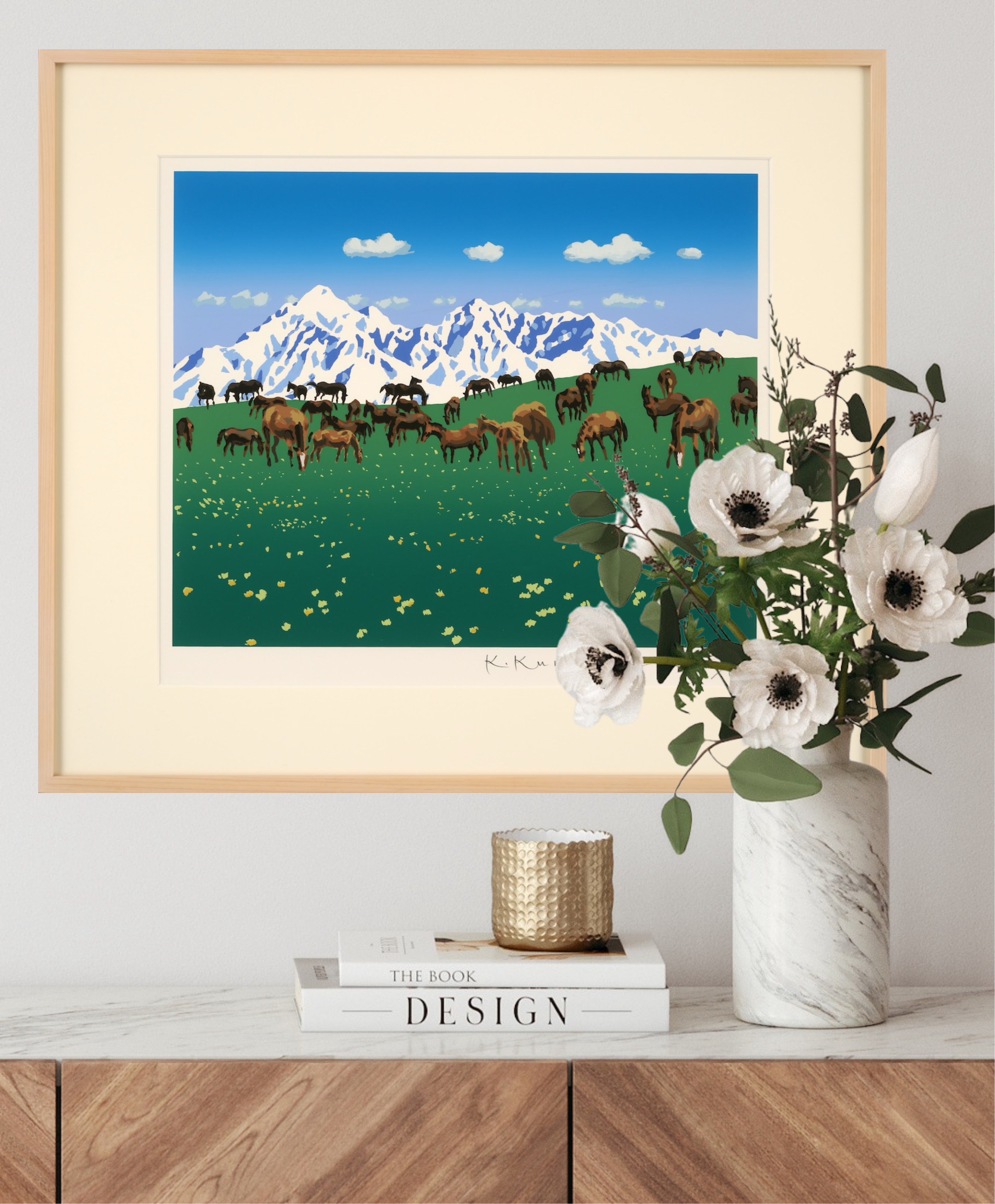 Dandelions blooming (Hidaka)