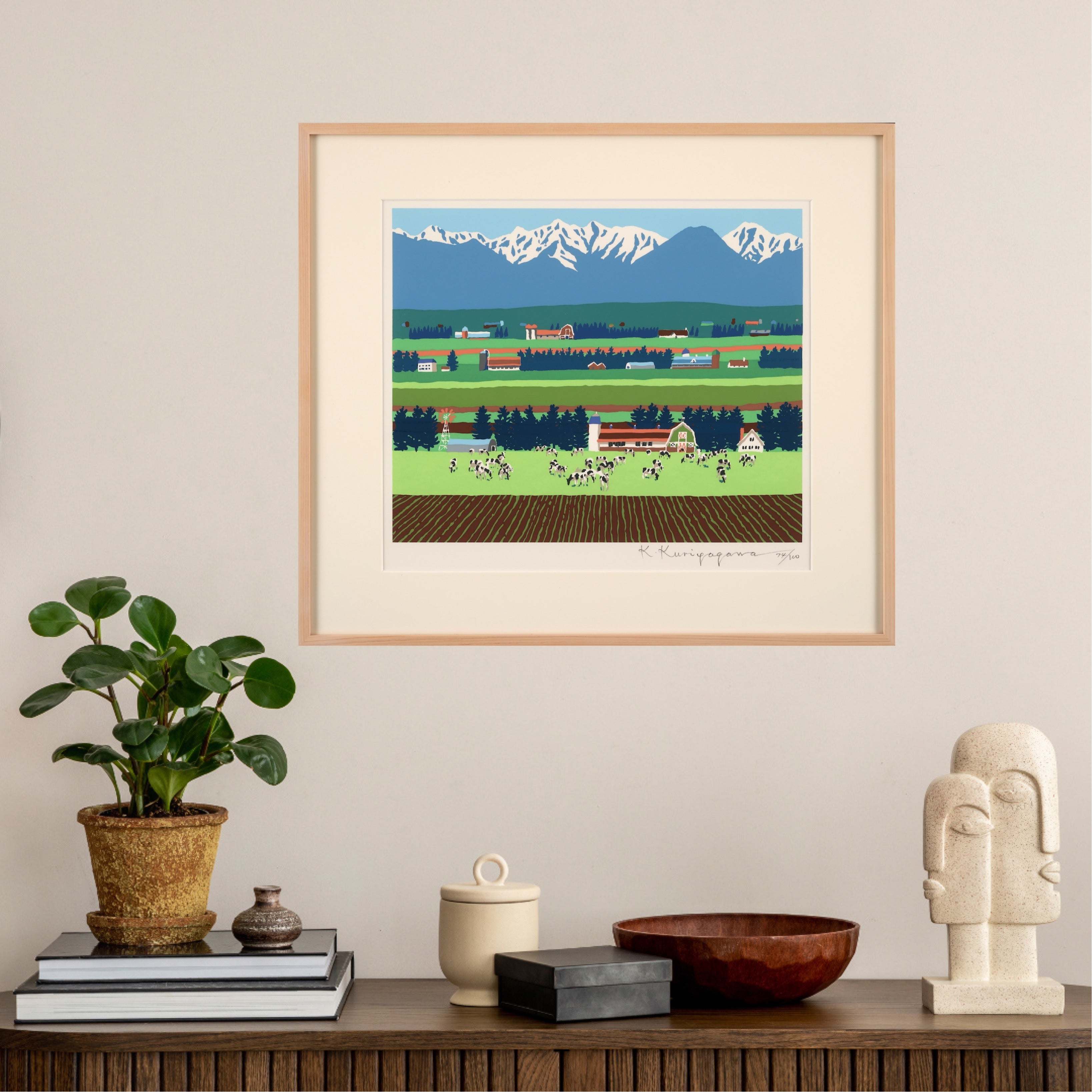 Spring in the Plains (Tokachi Plain and Hidaka Mountain Range)