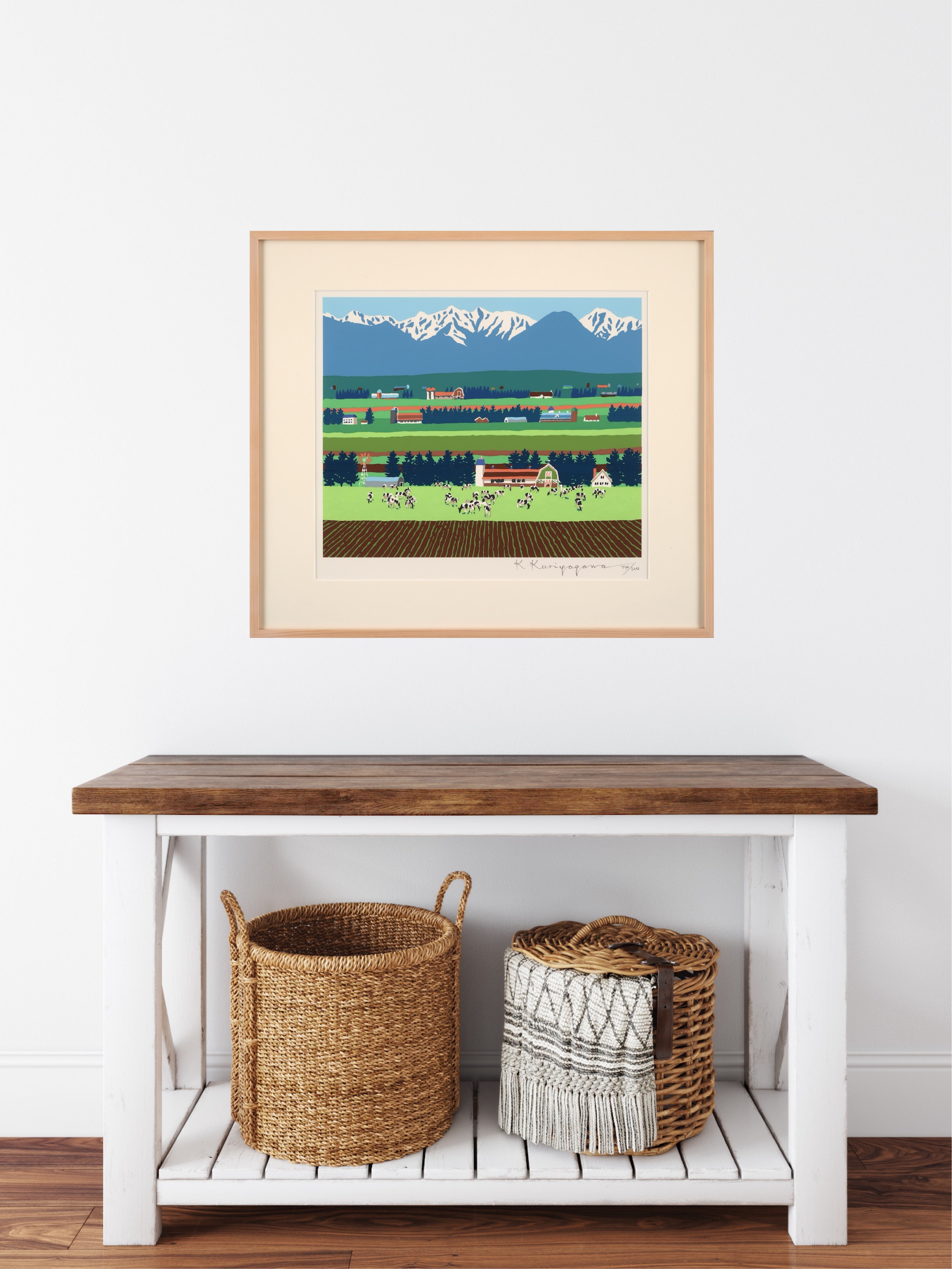 Spring in the Plains (Tokachi Plain and Hidaka Mountain Range)