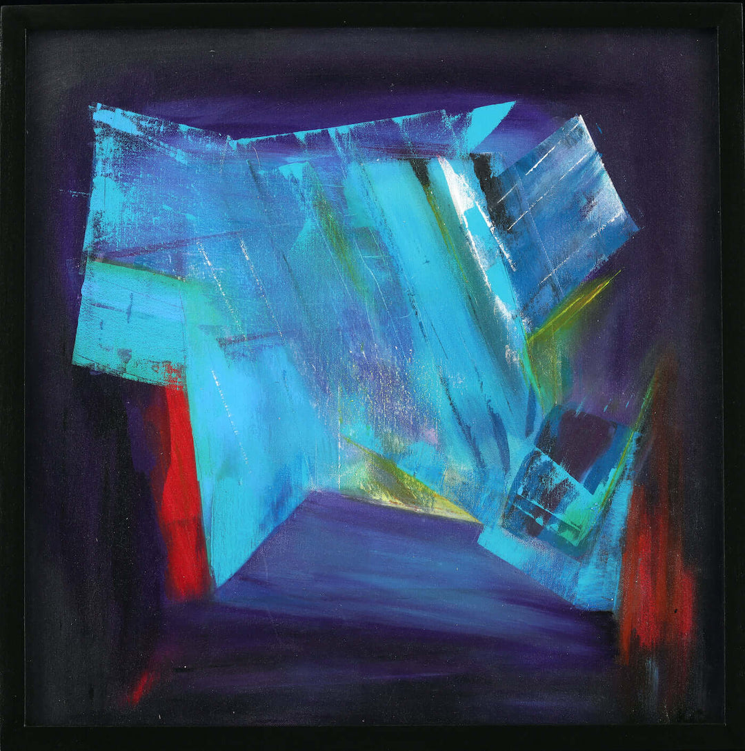 軽量アートパネル　東京アートラボ　Nordic Abstract Blue Blue Abstract Art