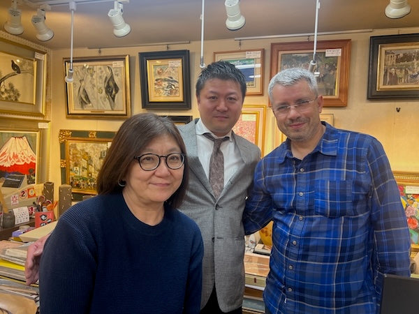 Max Khusid meeting Ai Ueno, Kenichi Kuriyagawa's granddaughter