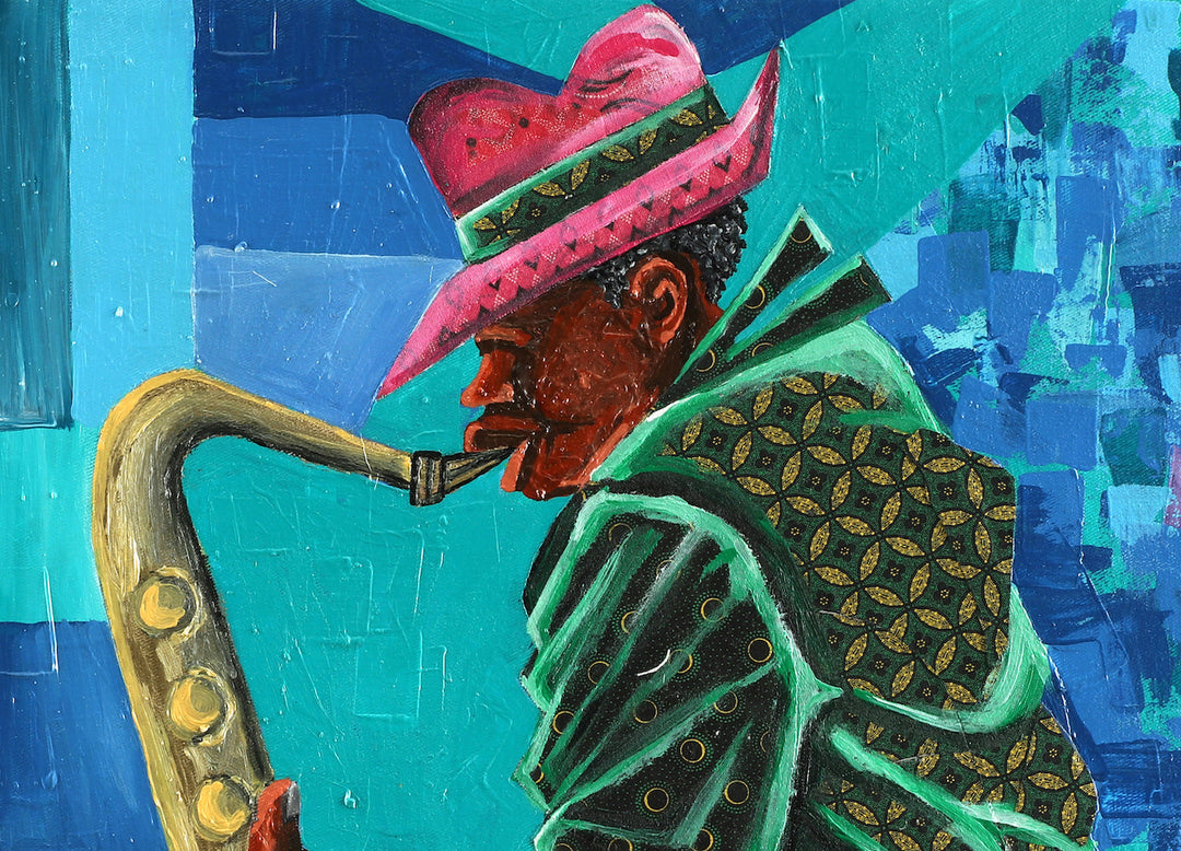 African artist Tsholo Motong, 