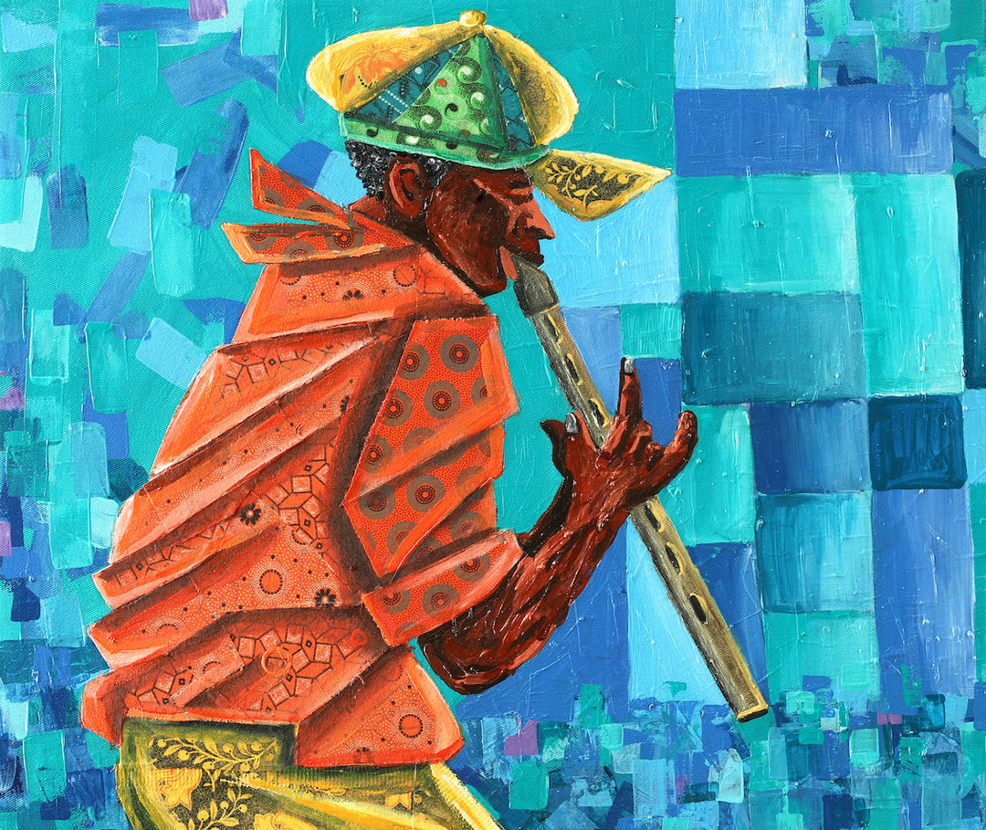 African artist Tsholo Motong, 