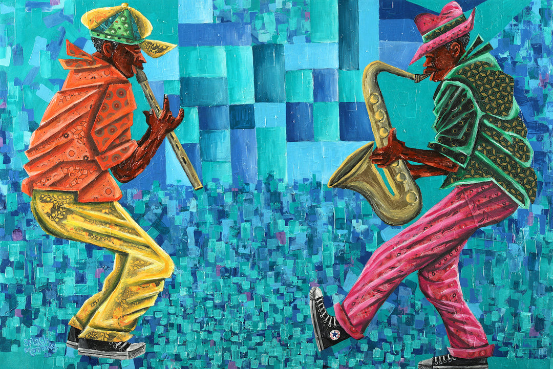 African artist Tsholo Motong, 
