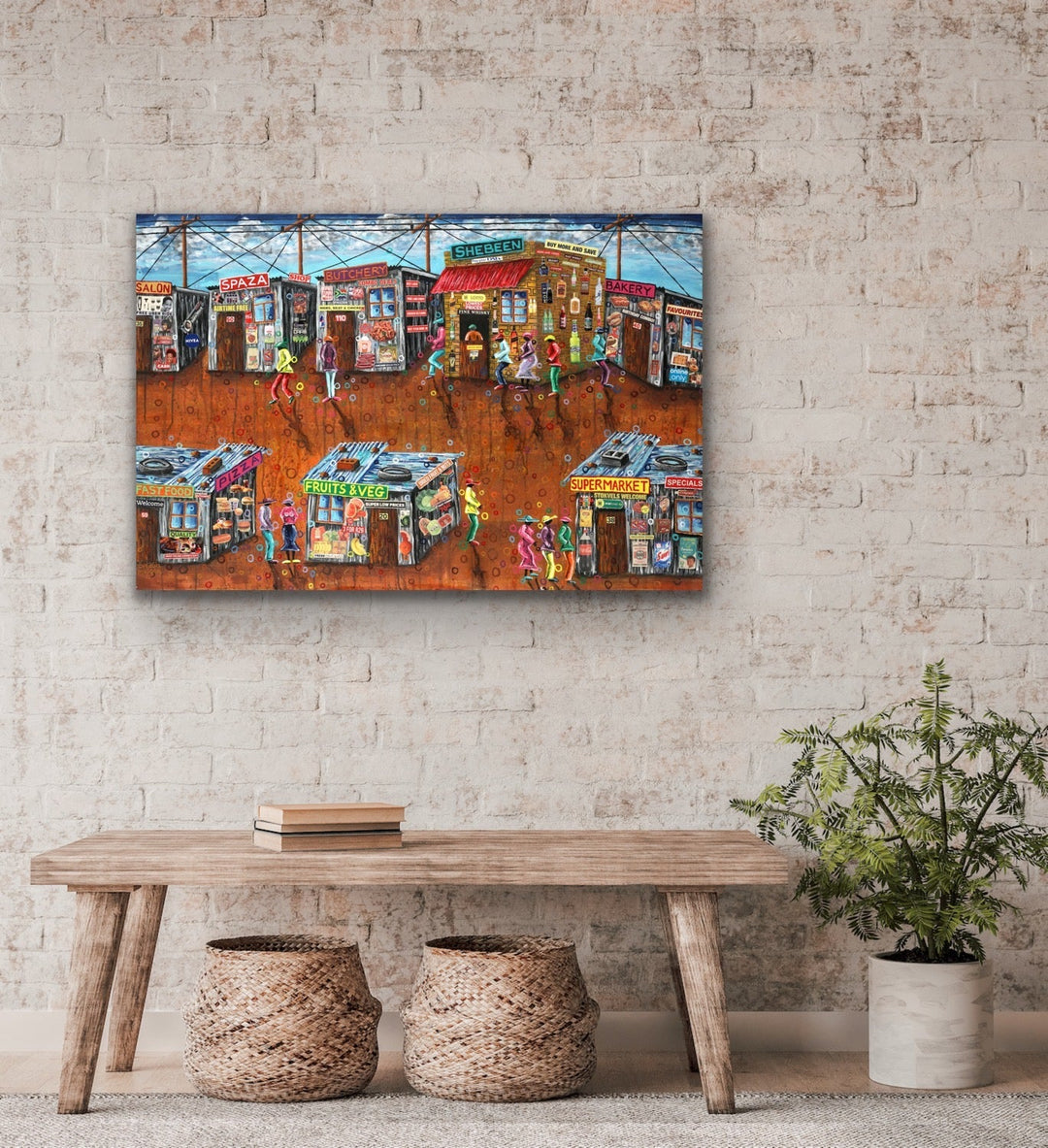 African artist Tsholo Motong, 
