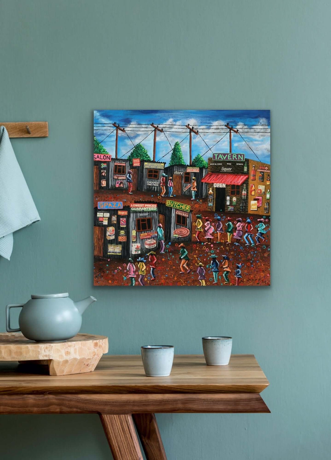 African artist Tsholo Motong, 